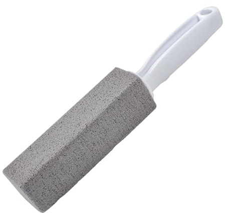 Bimsstein WC – Bimsstein Toilettenreiniger mit Griff | Reinigungsstein mit kratzfreier Oberfläche | Klo Reiniger bei hartnäckigem Urinstein & Kalk,hygienische Sauberkeit im Badezimmer