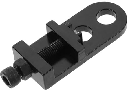 PENIKOKO Tendeur de Chaîne Ajustable CNC Double Accessoire pour à Pignon Fixe Facile et Compatible avec Cadres à Patte Arrière Ouverte Noir