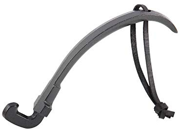 KAMaster Elevador de Parrilla de Hierro Fundido, Accesorios de Parrilla Kamado para Huevo Verde de Gran tamaño, Juego de ahumador de carbón Primo Kamado para Mover Platos Calientes