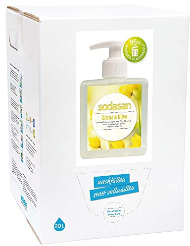 SODASAN Flüssigseife Liquid Citrus-Olive 20 Liter Bag in Box