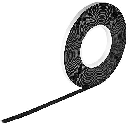 S&S-Shop Kompriband 12,5 m lang | 15/2 anthrazit | expandiert von 2 auf 10 mm - Fugenbreite 2-10 mm | Rollenbreite 15 mm | Acryl 300 | Fugendichtband Quellband Komprimierband Klebeband Dichtungsband