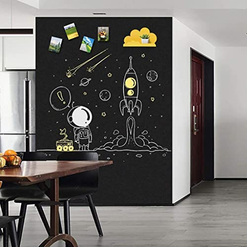 Magnetfolie | Haftgrund für Magnete | Magnettafel | Ferrofolie selbstklebend | beschreibbar, abwischbar, magnetisch | (schwarz, 150x100cm)