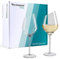 Wertmann Living 2er Set Gläser Weißwein - besondere Form mit schrägem Rand