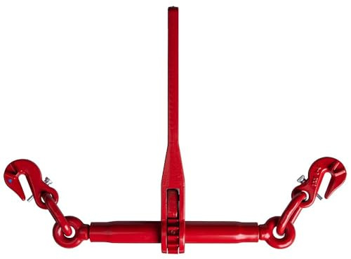 Tensor de cadena con gancho, 10.000 kg, 13 mm, según la norma EN 12195-3 GK8