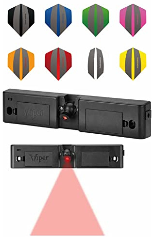 GLD Viper Dart Laser Oche Abwurflinie Dartscheibe + 10 Set Thor F3 Flights