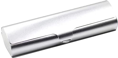 WOMLEX Leichtes Aluminium Brillenetui in Metallic-Lackierung, Brillenetui aus Mattierter Optischer Aluminiumlegierung