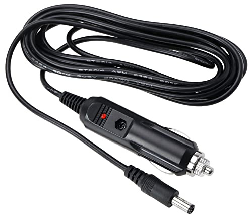 Be In Your Mind 3M DC Auto Zigarettenanzünder Stecker Kabel Auto Zigarettenanzünder Verlängerung Netzteil Adapter Kabel mit LED Zubehör für Autos LKW Busse Boote