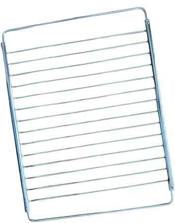 QUAILITAS Adjustable Oven Shelf [Pack of 1] – Universal Oven Grill Rack with Locking Arms, Fixing Screws, Wide Compatibility, Chrome Finish Oven Rack – Oven Parts & Accessories