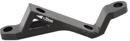 Alomejor FM-auf-PM-Scheibenbremsen-Adapter, Aluminiumlegierung, 74 Mm auf 34 Mm, Schwarz, für 160 180 Scheiben, Umbau von Mountainbike-Rennrädern, mit FM auf PM