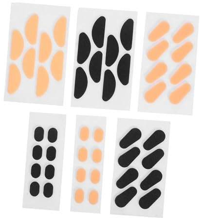 FRCOLOR 4paare Brillen Nasenpads Selbstklebende Weiche Schaumstoffpolster Für Brillen Antirutsch-nasenpolster Für Optimale Passform Einsetzbar Für Metallrahmen