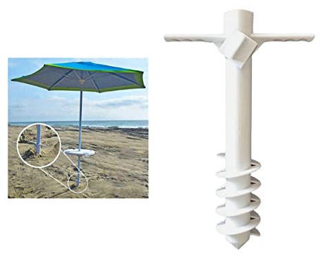 OFFSCH Strandschirmanker Mit Fünfstift-sandgreifer Für Regenschirmanker Strandsandbohrer Zum Festsetzen Im Sand Einfache Installation Und Langlebiger Einsatz