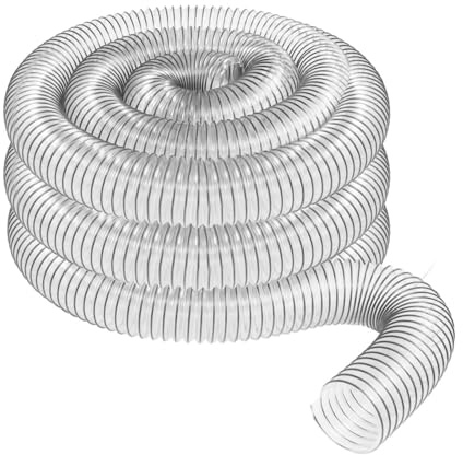 bdfndjnm 2''-4'' OD 50-100mm Clear PVC Vacuum Hose For Use With Ported Vacuum Cleaners.(OD100mm 4inch,6Meter)
