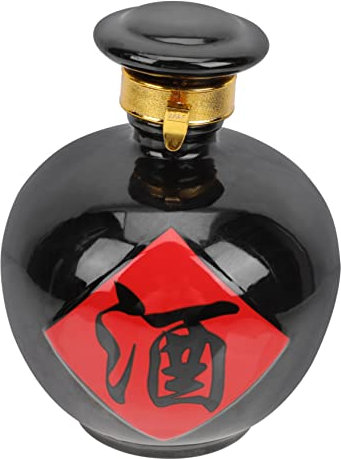 Warmhm Keramikflasche Vintage-stil Multifunktionale Weinflasche Zum Aufbewahren Von Brandy Whisky Portwein Oder Rum Aus Hochwertigem Material Langlebig Und Praktisch Für Hotels