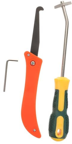 EXCEART 2piezas Herramienta Para Quitar Lechada y Sellador Azulejos Kit De Punzón De Acero De Tungsteno Adecuado Para Limpieza Balcón y Hogar