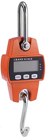 Ciieeo 300kg Mini Digitale Hängewaage Mit Lcd-display Robuste Elektronische Waage Für Präzise Messungen Für Lager Versand Und Industrie Orange