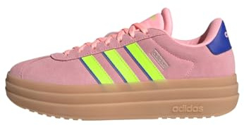 adidas Damen Vl Court Bold Schuhe, 39.5 EU, Pink Spark Lucid Lemon Lucid Blue, 40 2/3 EU