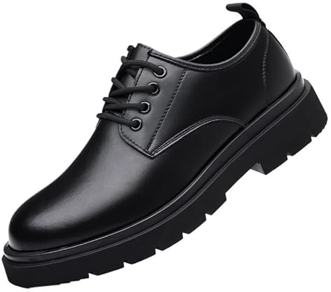 Scarpe Oxford da Uomo da Uomo in Pelle Fatte a Mano Moderne Classiche Stringate Abito Foderato in Pelle Scarpe Oxford Antiscivolo Basse Antiscivolo Prom(45EU)
