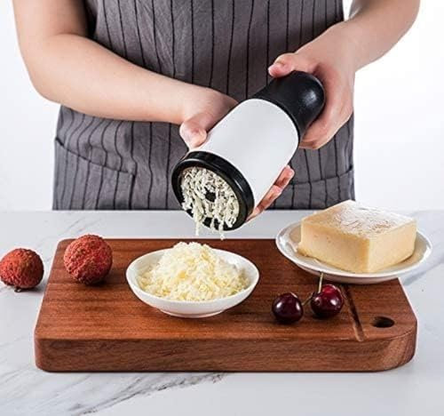 RIESKAS 1 pc Parmesan Cheese Grater, Rotary Cheese grater, Cheese Grater hand crank, Cheese Grater, Kitchen Gadgets, Butter Slicer.