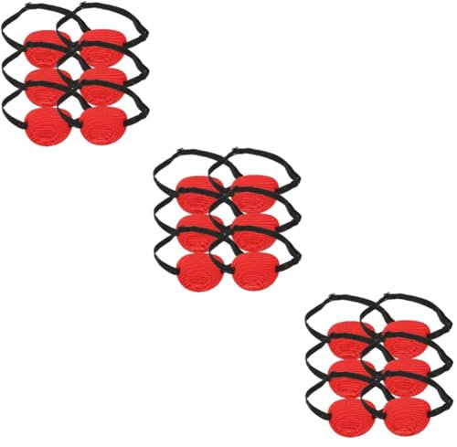 FRCOLOR 18 Stück Amblyopie 3D Brille Kinderschutzbrillen Brillenpflaster Für Kinder Lichtblockierende Augenklappen Augenklappe Für Lazy Eye One Eye Schwarze Augenmaske Tragbare