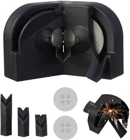 Black Drill Bit Sharpener, Multipurpose Drill Bit Grinding Sharpener, Drill Bit Sharpening Tools for Hss, Carbide, Twist Drill Bits, Cobalt Drill Bits