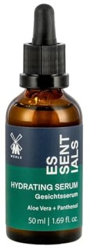 MÜHLE Essentials Gesichtsserum 50 ml, parfümfrei, mit Aloe Vera, unisex | Gesichtsserum für alle Hauttypen, mit Aloe Vera und Panthenol, feuchtigkeitsspendend, ölfrei, für Damen und Herren