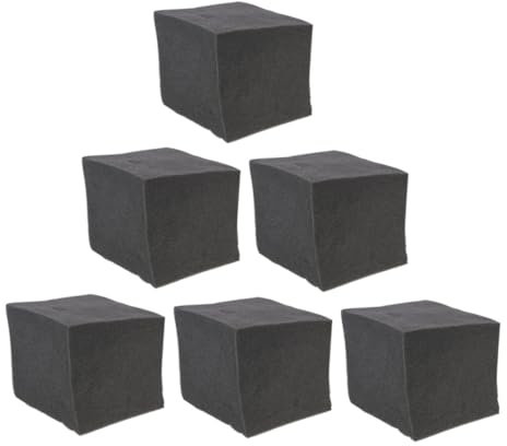 ibasenice 6pcs 20x20x20cm Low Frequency Soundproof Panels Acoustic Foam Cubes Sound Absorbing Insulation for Wall Corner Noise Dampening and Sound Deadening Treatment