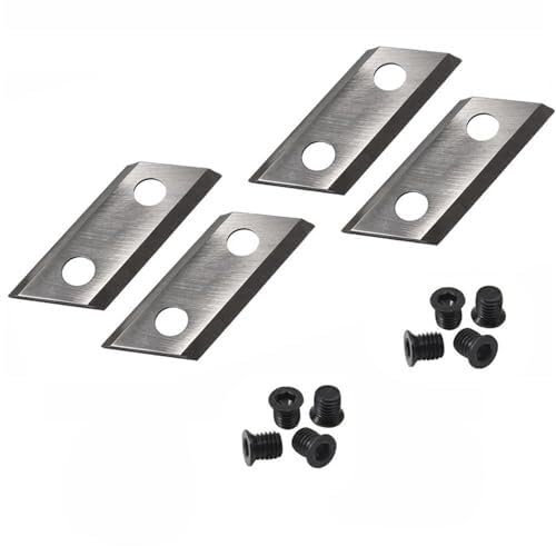 2 Paires de Lames de Broyeur de Jardin, Couteaux de Broyeur à Bois avec Vis Pour Eco ES1600, Ryobi RSH2545B, BG-KS 2040, McCulloch
