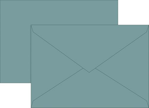 BRUNNEN Briefumschlag Universalpapier | B6, 80 g/m², petrol