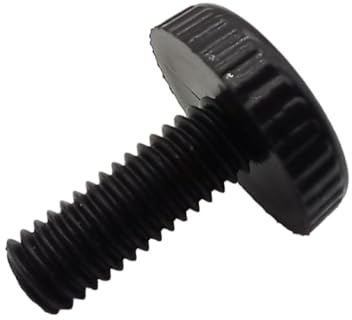 Vis à tête moletée en plastique (nylon 6.6), résistantes, faciles à utiliser sans tournevis pour assemblage et fixations temporaires - M6X16 - Noir - 20 pièces - Plastic Hardware Store