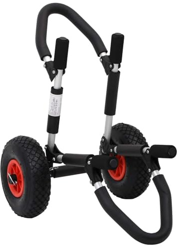 Gecheer SUP Trolley, Klappbarer Transportwagen für Surfbrett, Aluminium, 45 kg Tragfähigkeit, für Strand und See94871