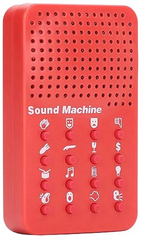 Fdit Divertente Macchina per Effetti Sonori, Dispositivo per Scherzi a 16 Voci con Risate e Applausi Giocattolo Scherzo Portatile Tascabile per Feste e Incontri Sociali, Batteria