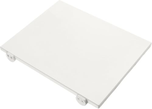 Tagliere Professionale in Polietilene BIANCO CM 50x40x2 cm Certificato HACCP o uso generico consigliato per lavorazione pane latticini alimenti cotti ANTICONTAMINAZIONE Alimentare Con Fermi Inox