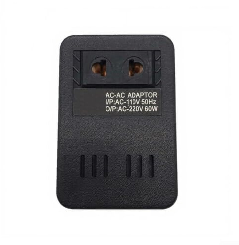 220V to 110V Converter 60W, Step Up Down Travel Voltage Transformer with 90% Efficiency for Small Appliances, Compact Design for International Travel - Black.(110V to 220V)