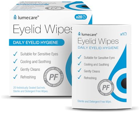 Lumecare Eyelid Wipes x20, Pack