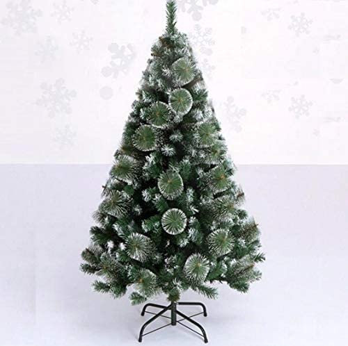 PJS Árbol Pino de Navidad Verde Nieve 210 cm árbol nevado Artificial navideño 2.1m