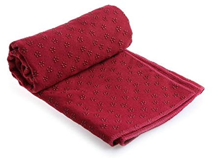 LIANYG Yoga Handtuch Weiche Yoga-Matte rutschfeste Handtuchmatte Blüte gedruckte Fitness-Yoga-Lieferungen Yoga Decke (Color : JR)