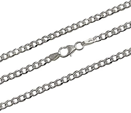 Niklarson Panzerarmband 3,3mmx21cm 925 Sterling Silber Armkette Schmuck 13532-21