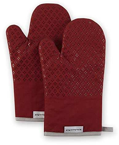 KitchenAid Asteroid Ofenhandschuh-Set, geräucherter Paprika
