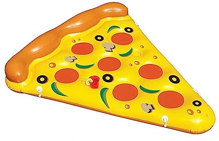 FIONEL Inflatable Pool Floats Water Hammock Air Mattresses Pool Non Slip PVC Inflatable Pool Pizza Shape Float Hammock Swimming Accessories Water Swimming Pool Float Hammock