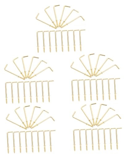 Yardwe 100stücke Förmige Selbstschneidende Schrauben Für Bilderrahmen Schwere Metallhaken Für Zuhause Büro Und Hochbelastbar Und Vielseitig Einsetzbar