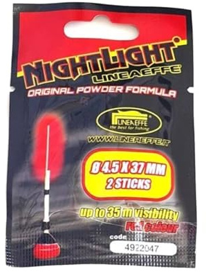 Generico Starlight Rossa 50 Pezzi Pesca Galleggiante Starlite Grande Diametro 4,5 Mare Kit