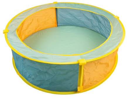 Activo Pop Up Ball Pit for Babies & Toddlers 12+ Months – Quick Pop-Up Setup, Easy Storage, Vibrant Orange, Blue & Green Colours – Ideal for Ball Pit Fun, Active Play & Sensory Development