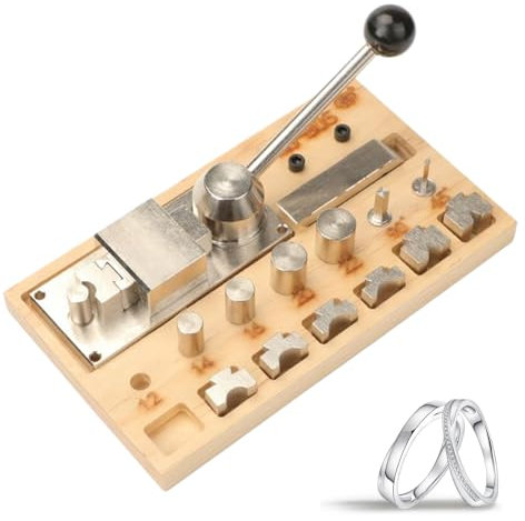 Générique Outil de Cintrage de Bagues | Machine À Cintrer Les Anneaux | Machine Réglable d'Étirage et de Réduction pour Façonnage de Boucles en Fil Métallique et Travail de l'Argent