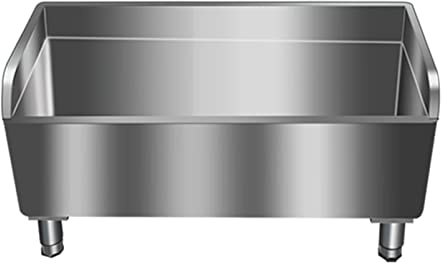 JYBNBBE Fregadero de Cocina, Fregadero de Servicio Independiente, lavadero, Fregadero de Acero Inoxidable Resistente para Uso Comercial, Fregadero para balcón, lavadero, fregader,60 x 41 x 55cm