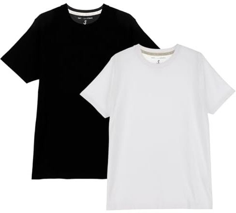 BASICSONLY Pack 2 Camisetas Básicas Hombre - Elige Colores y Tallas
