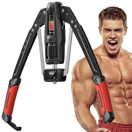 Merach Twister Arm Trainer, 22-440lb Hydraulic Power Forearm Strengthener | Adjustable Home Chest Expander, Shoulder Muscle Training Fitness Equipment, Arm Enhanced Exercise Strengthener