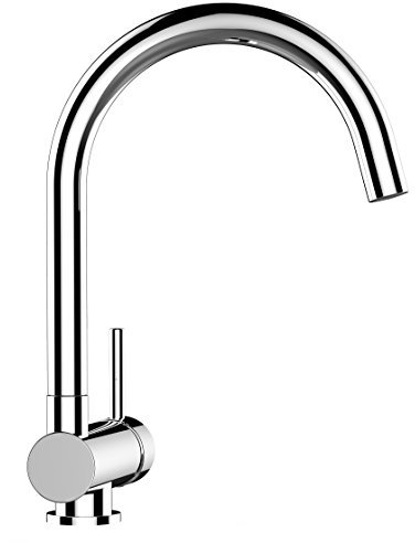 Unterfenster Vorfenster Armatur Wasserhahn Küche abschwenbar auf nur 58mm - CHROM