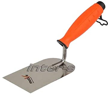 50/80/100/120 mm espátula para estuco llana de albañilería espátula para yeso llana para yeso mango blando acero inoxidable (100 mm)