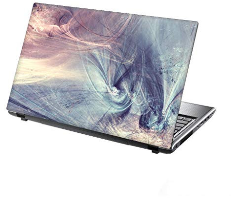 TaylorHe 13-14 Autocollants en Vinyle coloré avec Motif pour Ordinateur Portable (34cm x 23,5cm) Laptop Skin abstrait, tourbillons