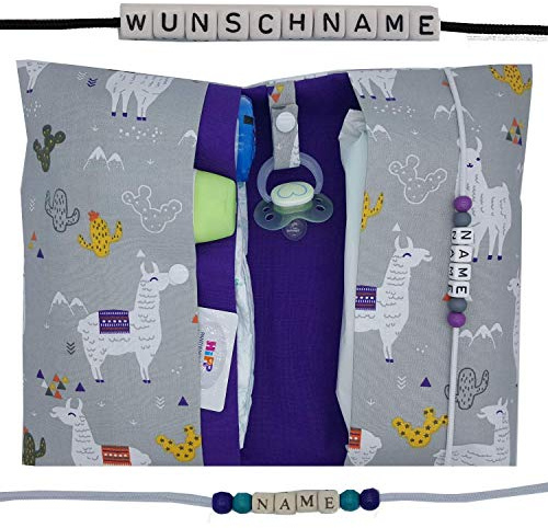 Große Windeltasche XXL mit Name Wickeltasche